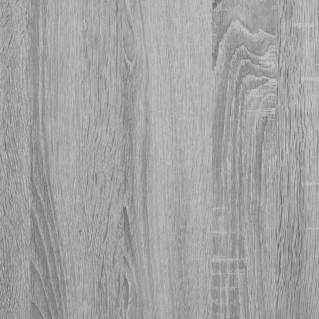 Highboard Grau Sonoma 50x35x180 cm Holzwerkstoff